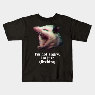 A glitchy possum Kids T-Shirt